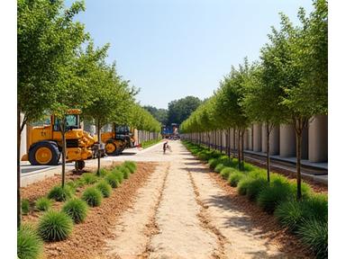 Chantier d'aménagement