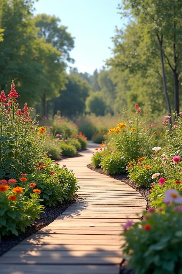 Jardin sensoriel accessible