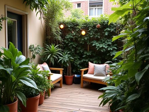 Patio végétalisé